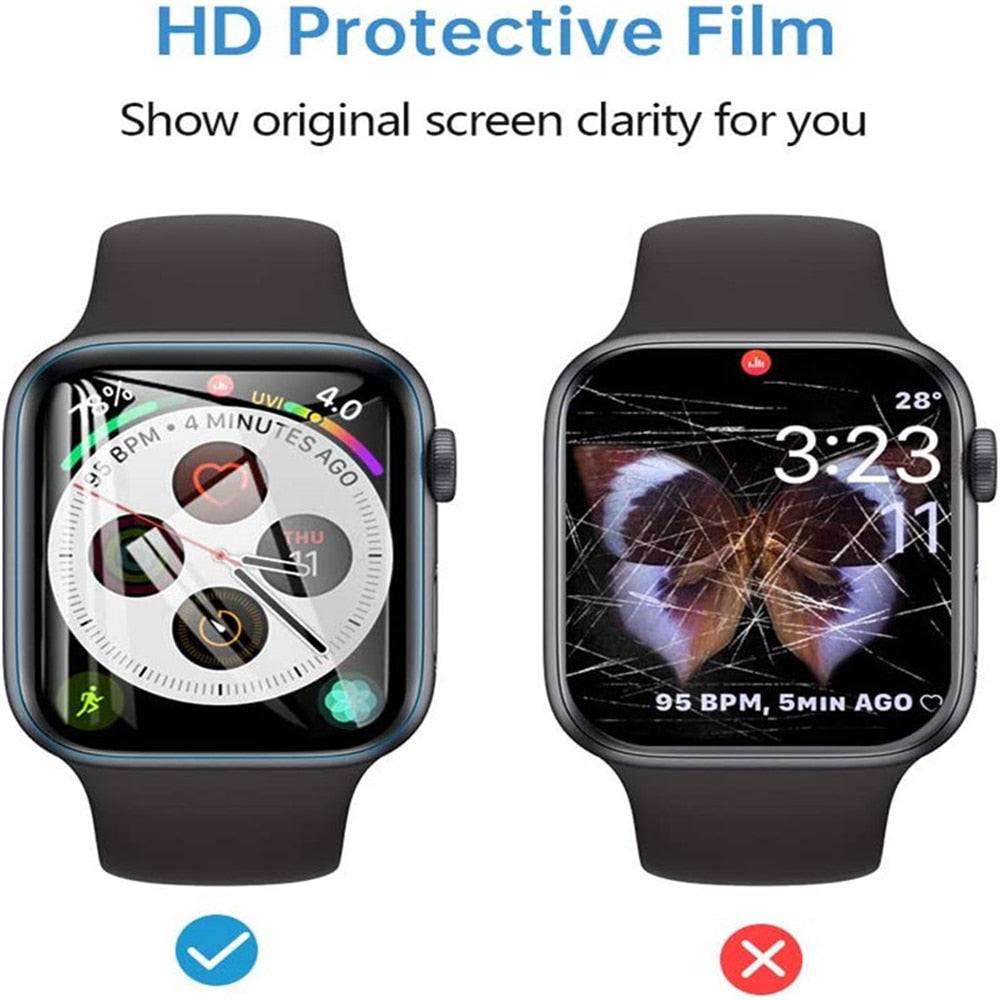 Screen Protector Clear Full Protective Film for Apple Watch - Premium Apple Watch Accessories from Dressmycell.com - Just $14.00! Shop now at Dressmycell.com Screen Protector Clear Full Protective Film for Apple Watch - Premium Apple Watch Accessories from Dressmycell.com - Just $14.00! Shop now at Dressmycell.com